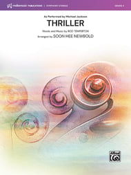 Thriller Orchestra sheet music cover Thumbnail